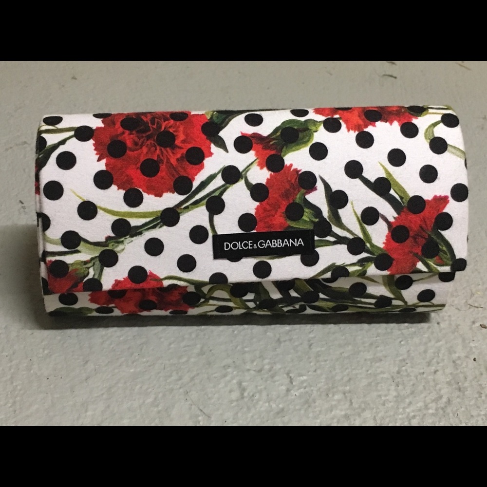 Dolce and Gabbana glasses case with insert